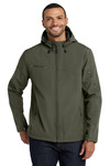 Textured Hooded Soft Shell Jacket