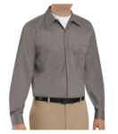 RED KAP® LONG SLEEVE WRINKLE RESISTANT COTTON SHIRT