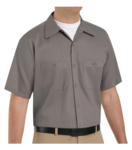 RED KAP® SHORT SLEEVE WRINKLE RESISTANT COTTON SHIRT