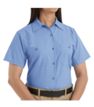 RED KAP® INDUSTRIAL SHORT SLEEVE LADIES' WORK SHIRT