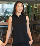 Henbury Ladies Sleeveless Coolplus® Polo Shirt