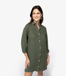 Spasso Ladies Linen Dress Shirt