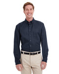 Men's Foundation Cotton Twill Dress Shirt with Teflon