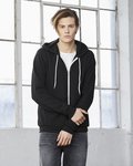Unisex Sponge Fleece Full-Zip Hoodie Sweatshirt