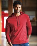 Unisex Softstyle® Lightweight Hooded Long Sleeve T-Shirt
