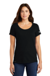 NIKE Dri-FIT COTTON/POLY SCOOP NECK LADIES' TEE