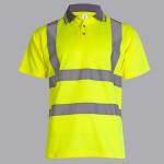 Hi Vis Short Sleeve Polo Shirt