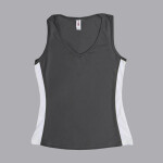AJ215 Women's V-Neck Colorblock Tank