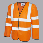 Long Sleeve Hi Vis Safety Waistcoat