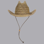 OTTO CAP Straw Cowboy Hat w/Adjustable Cord