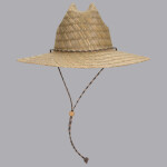 OTTO CAP Straw Lifeguard Hat w/Adjustable Cord